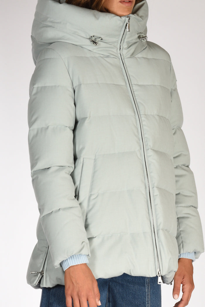 Add Piumino Hooded Azzurro Chiaro Donna - 3