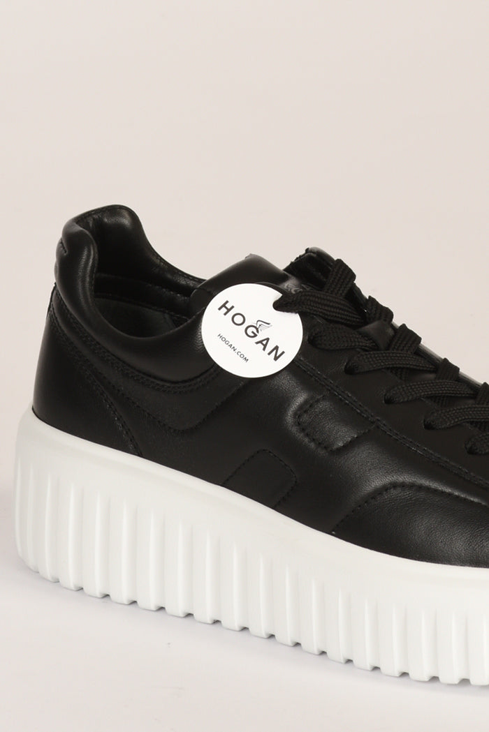 Hogan Sneakers H-stripes Nero Donna - 4