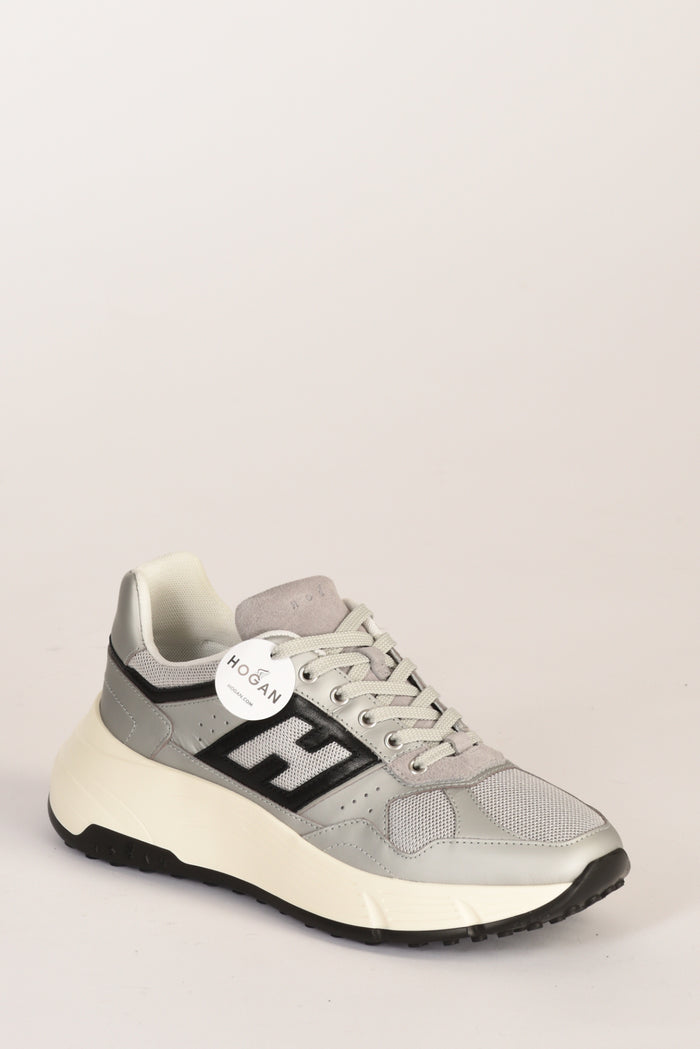 Hogan Sneakers H669 Grigio/bianco/nero Donna - 3