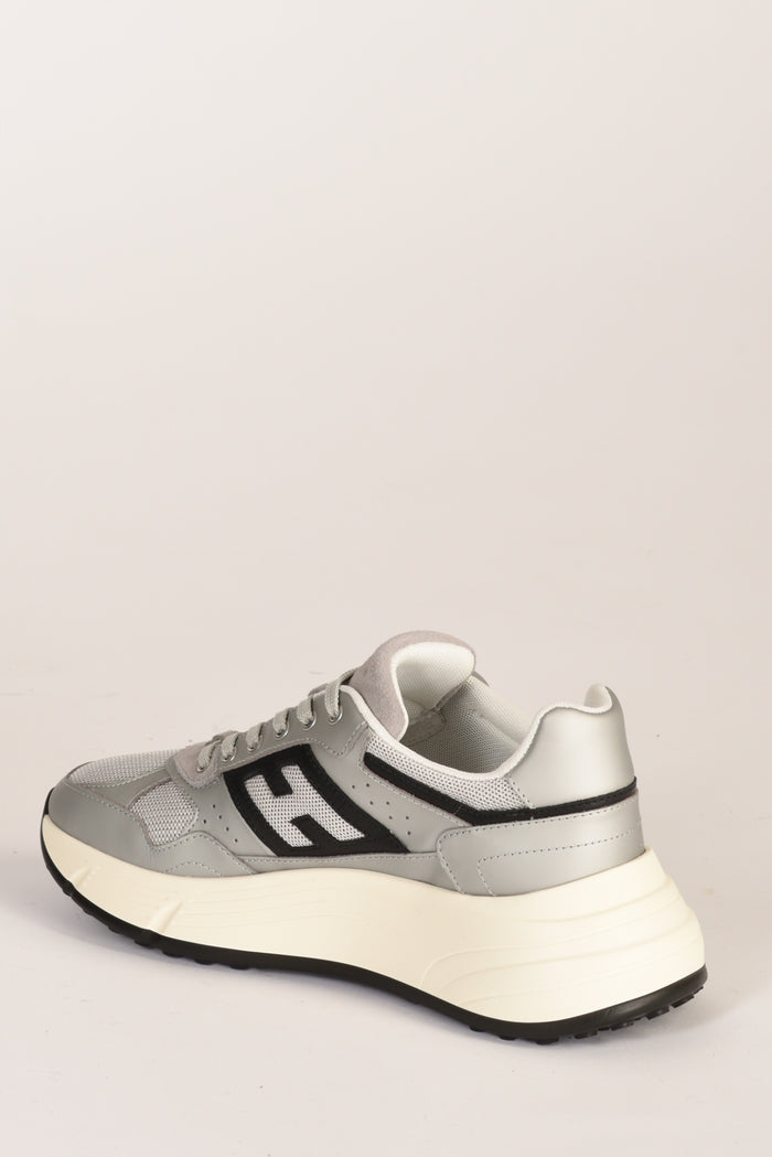 Hogan Sneakers H669 Grigio/bianco/nero Donna - 5