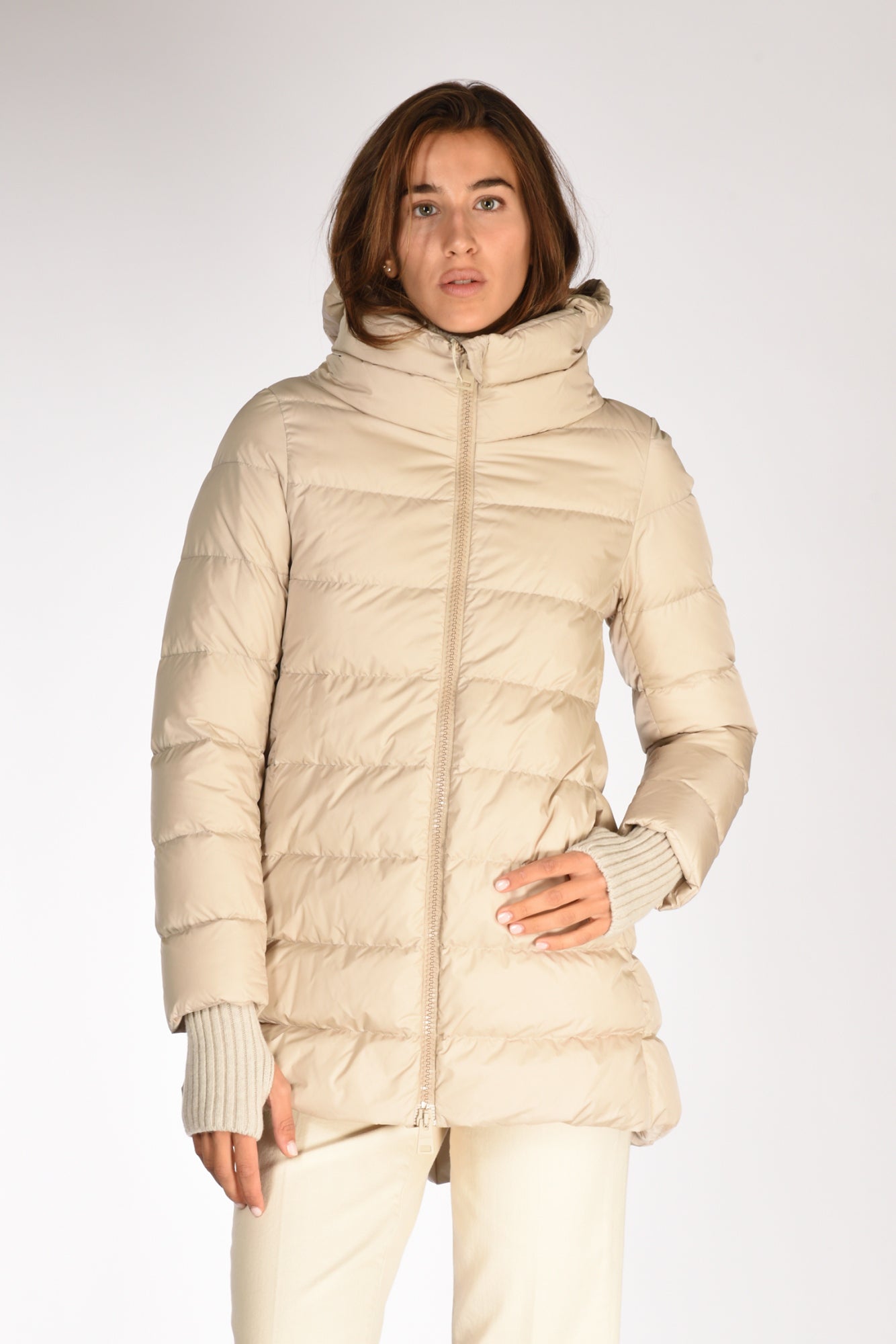 Herno Piumino Chamonix Beige Donna