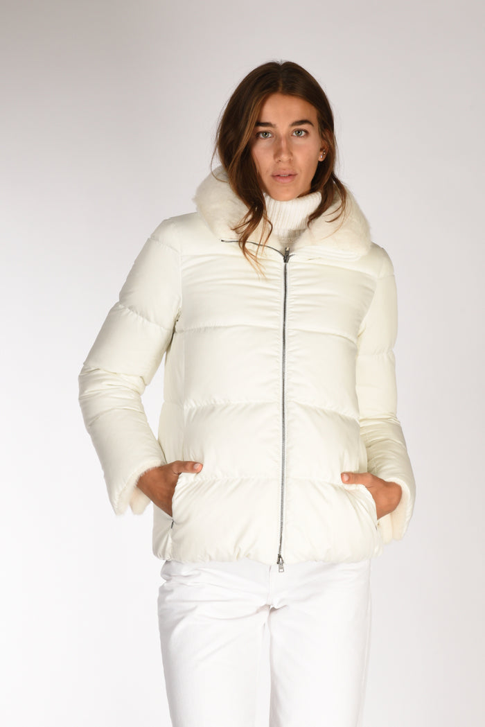 Herno Piumino Ecofur Bianco Donna - 1