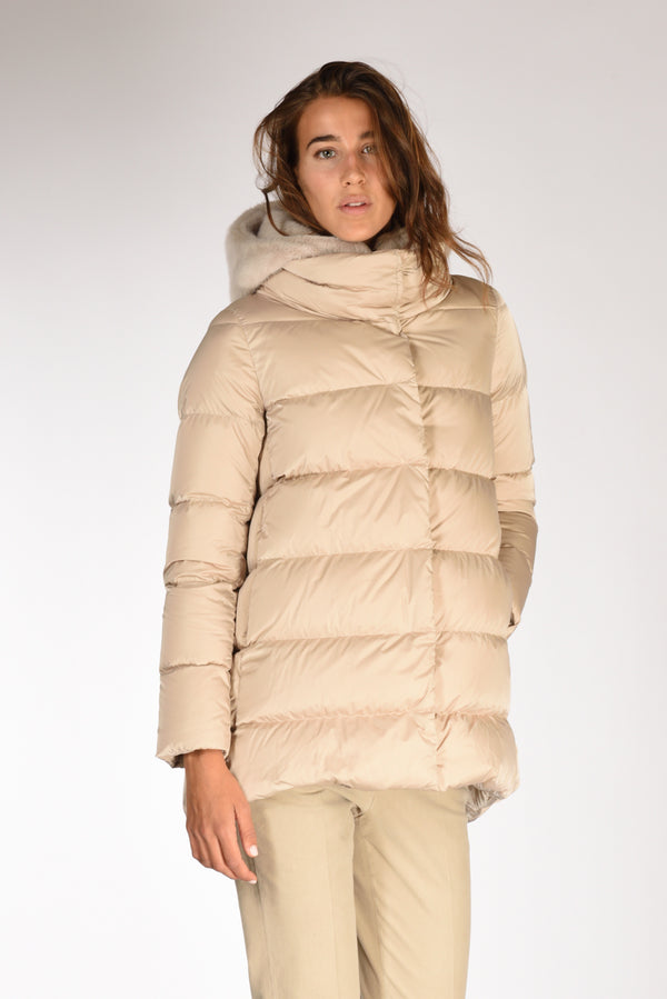 Herno Piumino A Shape Beige Donna