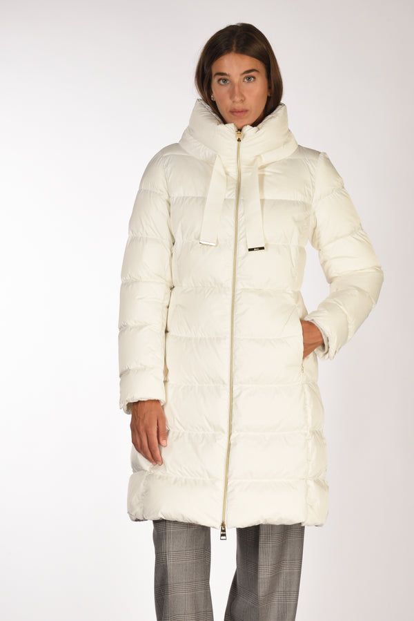 Herno Piumino Raso Bianco Donna