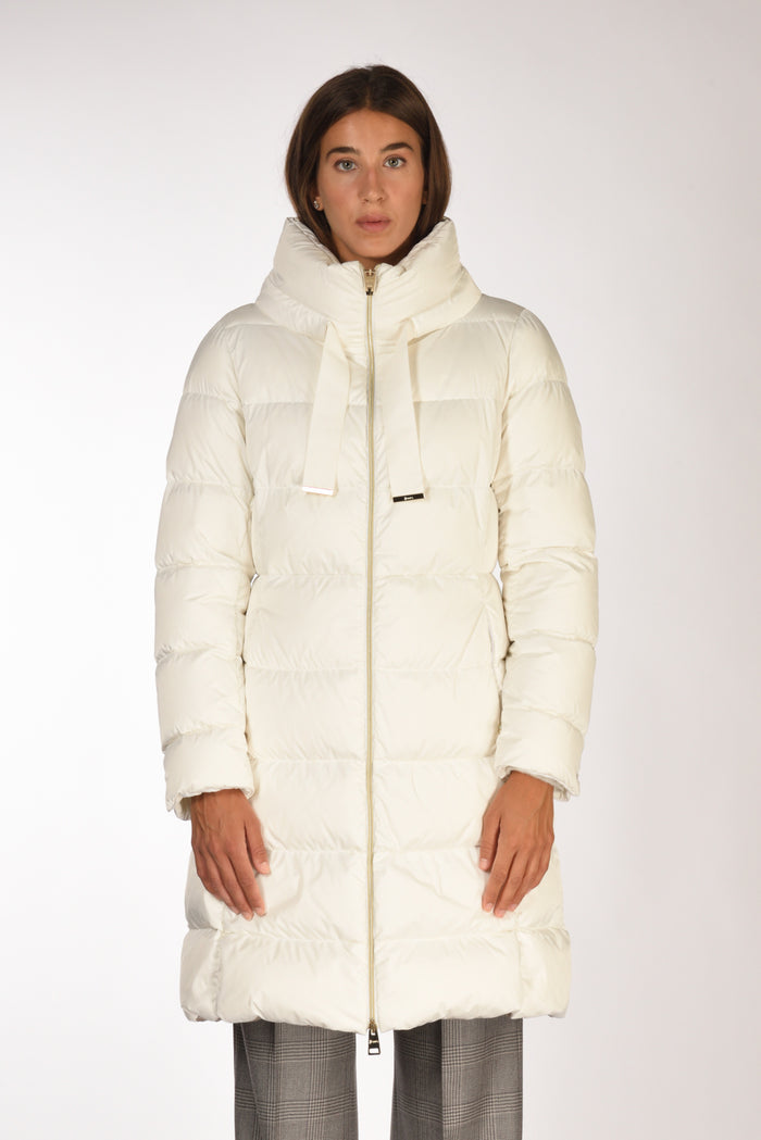 Herno Piumino Raso Bianco Donna - 2
