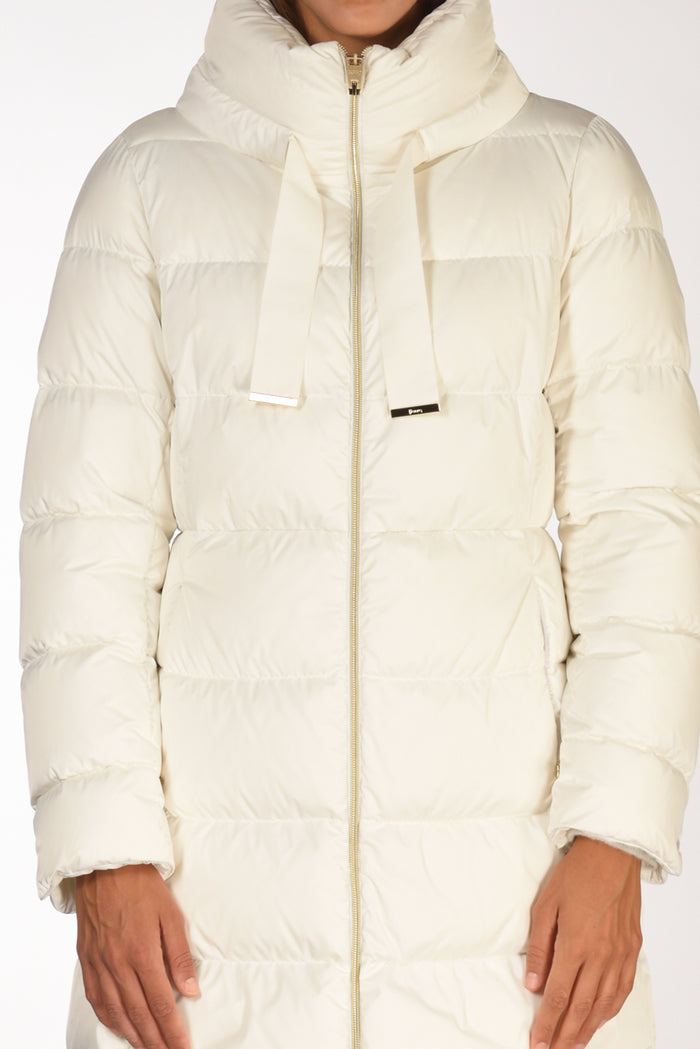Herno Piumino Raso Bianco Donna - 3