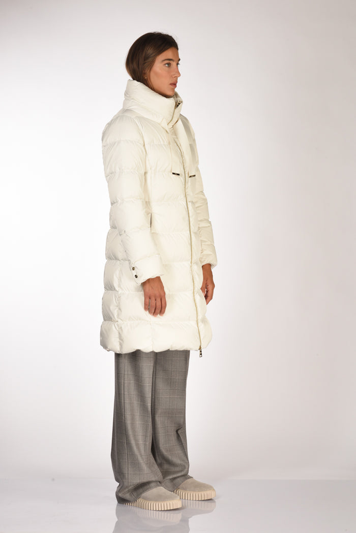 Herno Piumino Raso Bianco Donna - 4