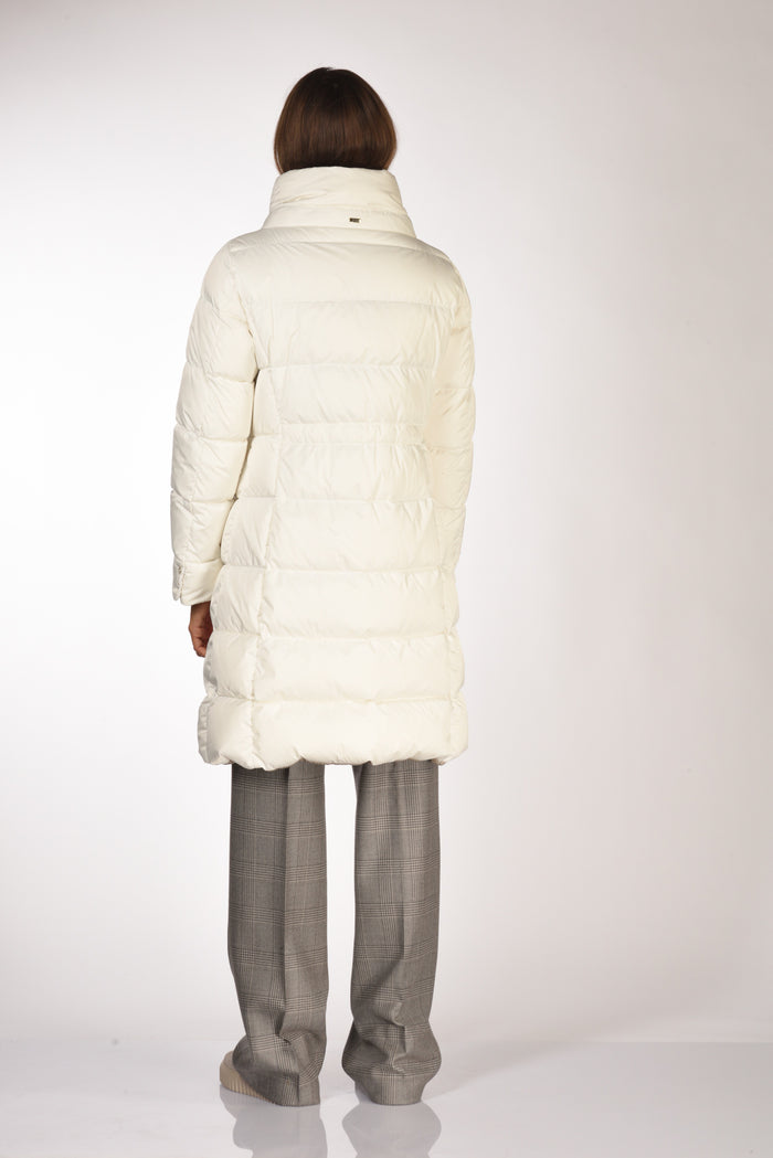 Herno Piumino Raso Bianco Donna - 5