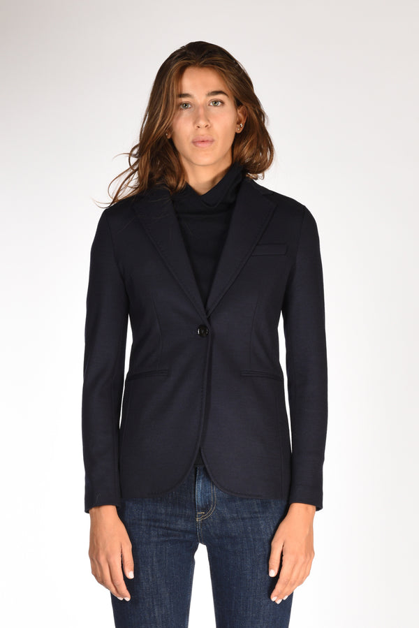 Circolo 1901 Blazer Jersey Blu/nero Donna-2