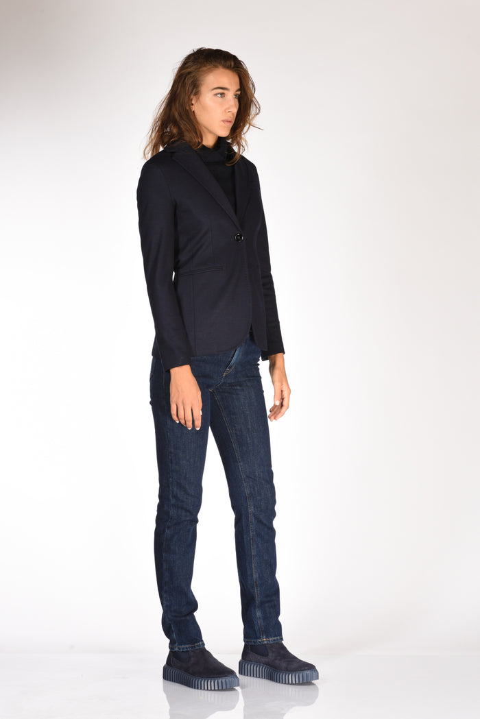 Circolo 1901 Blazer Jersey Blu/nero Donna - 4