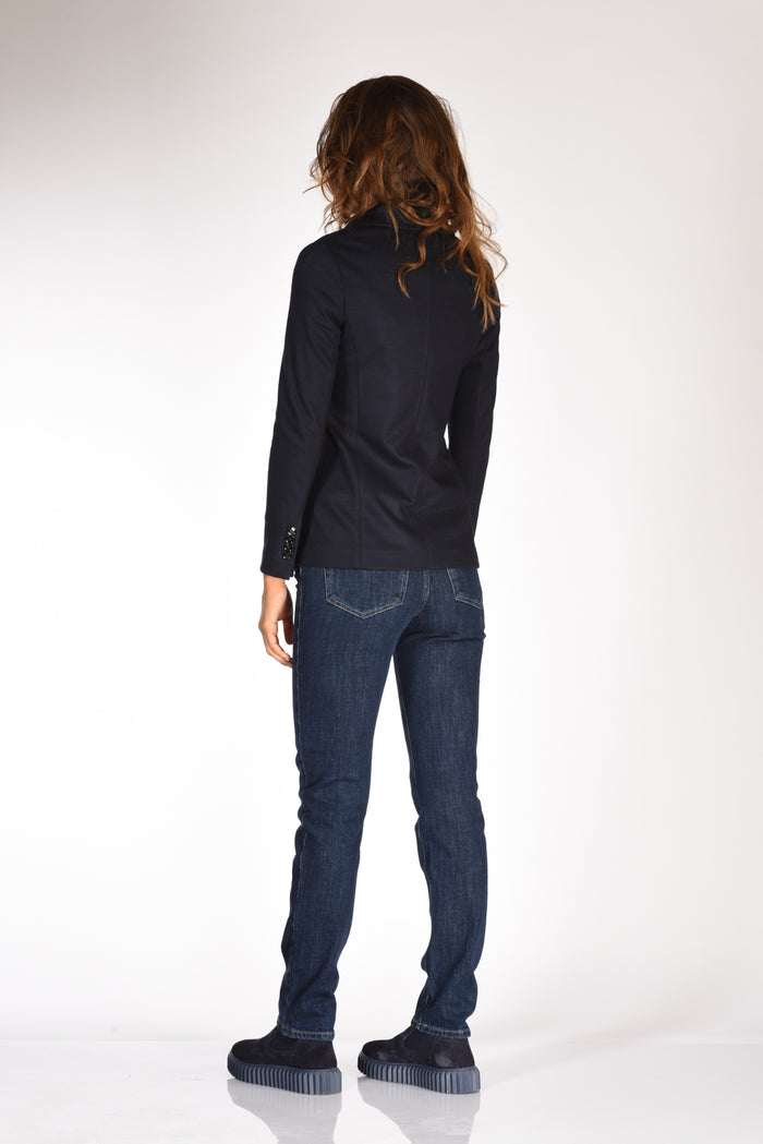 Circolo 1901 Blazer Jersey Blu/nero Donna - 5