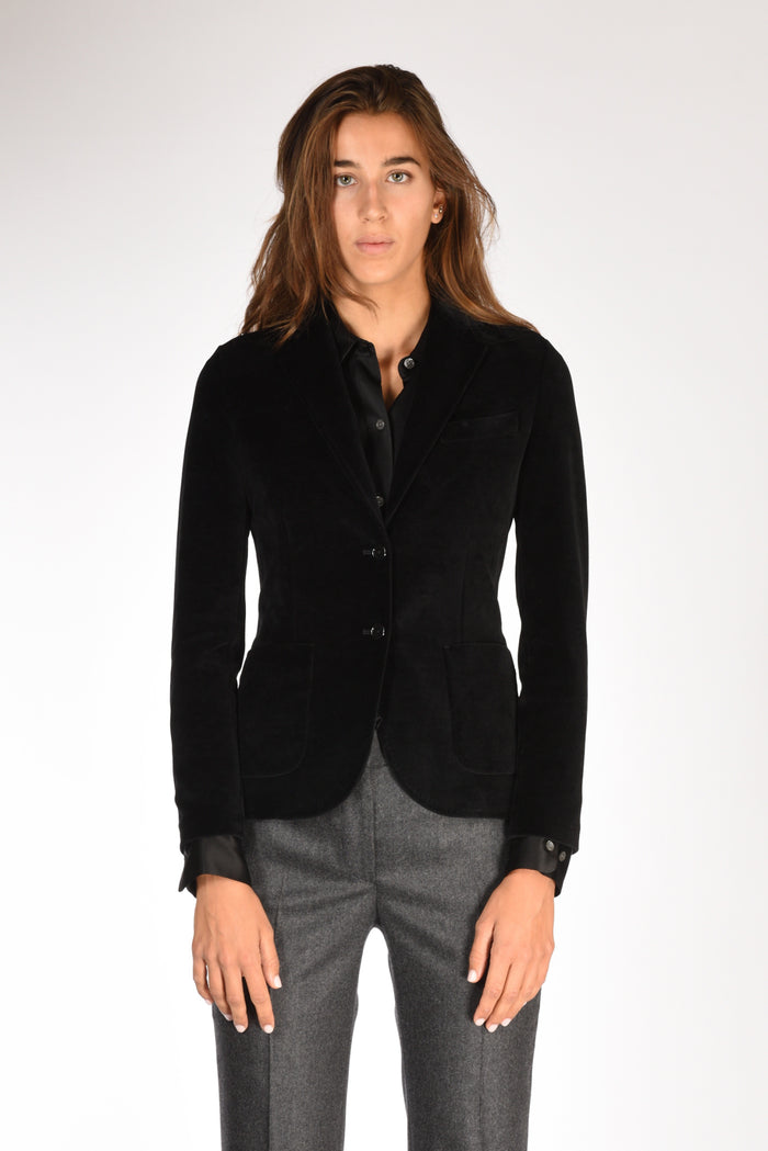 Circolo 1901 Blazer Velluto Nero Donna - 2