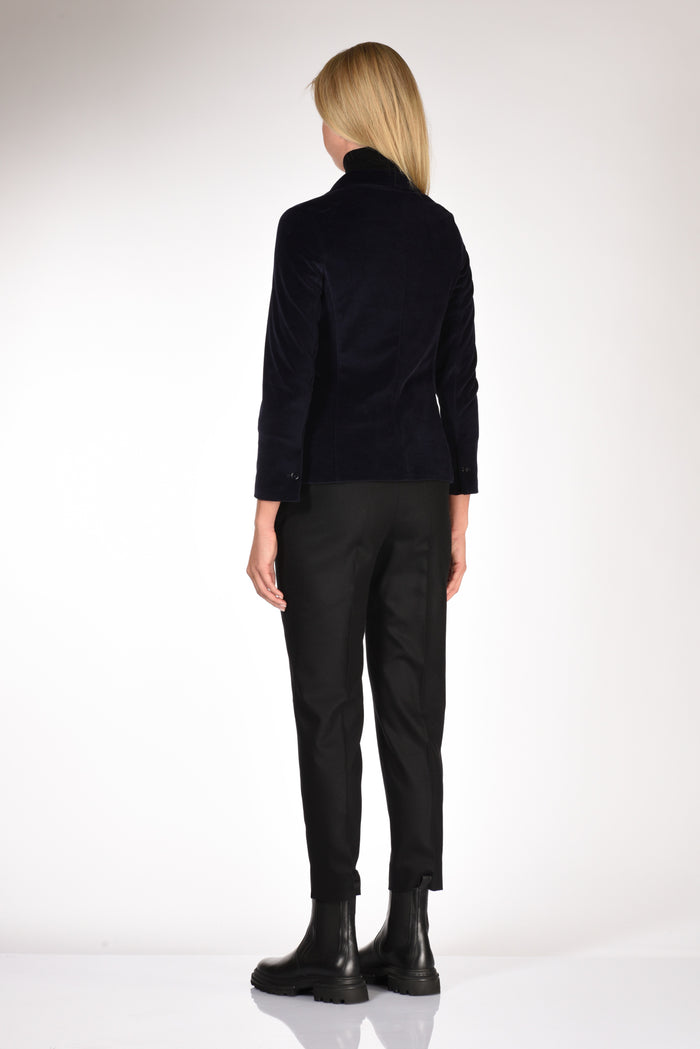 Circolo 1901 Blazer Velluto Blu Donna - 5