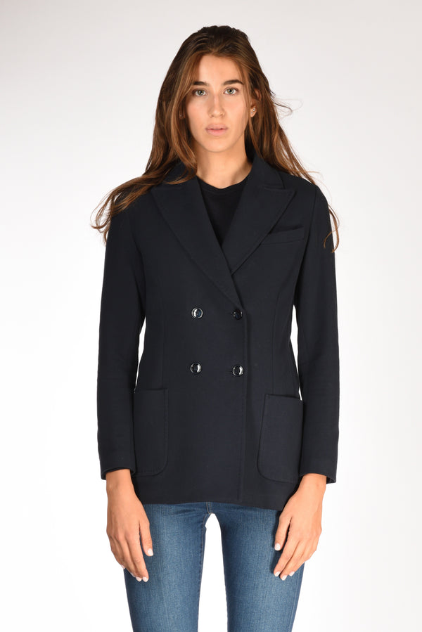 Circolo 1901 Blazer Felpa Blu Donna-2