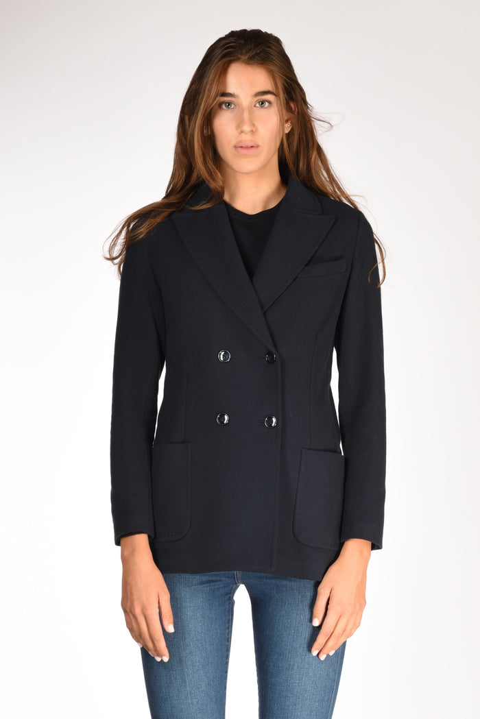 Circolo 1901 Blazer Felpa Blu Donna - 2