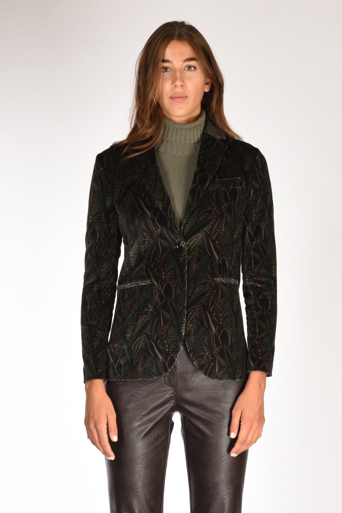 Circolo 1901 Blazer Foliage Verde/multicolor Donna - 2