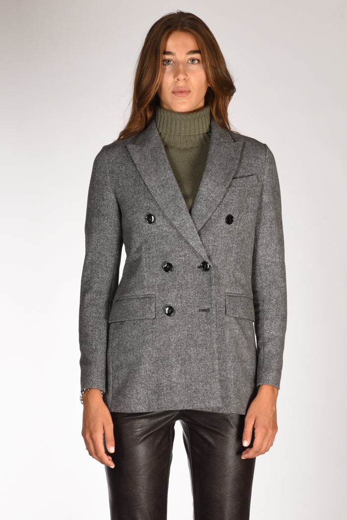 Circolo 1901 Blazer Stampata Grigio Donna - 2