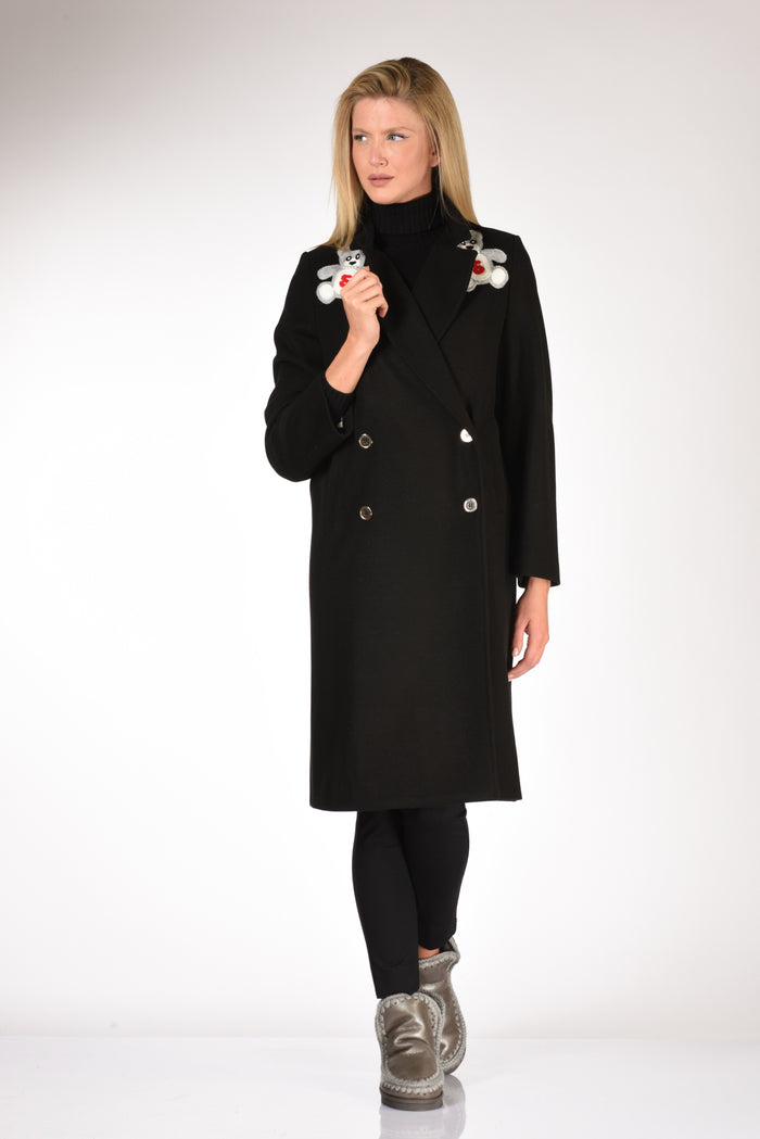 5 Progress Cappotto Orsetti Nero Donna - 1