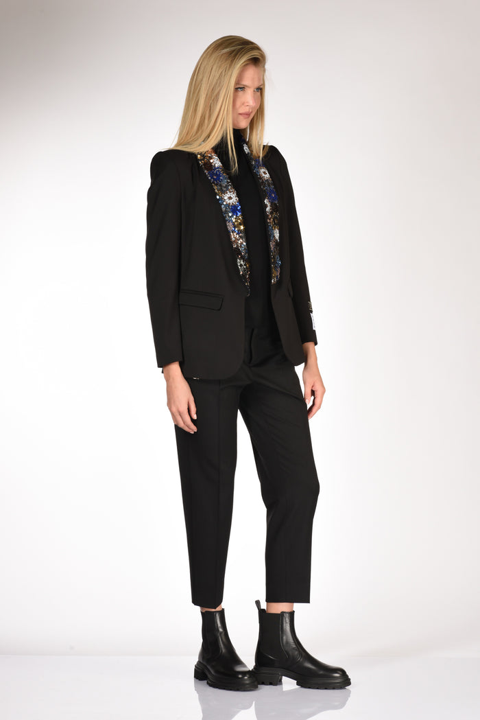 5 Progress Blazer Paillette Nero/blu Donna - 4