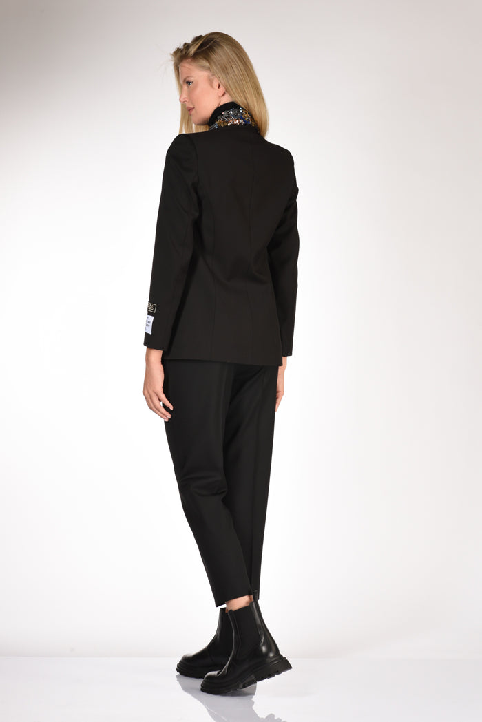 5 Progress Blazer Paillette Nero/blu Donna - 5