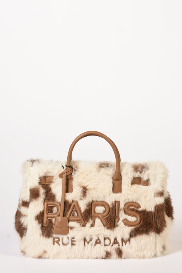 Rue Madam Paris Borsa Dakota Tote Bianco/marrone Donna