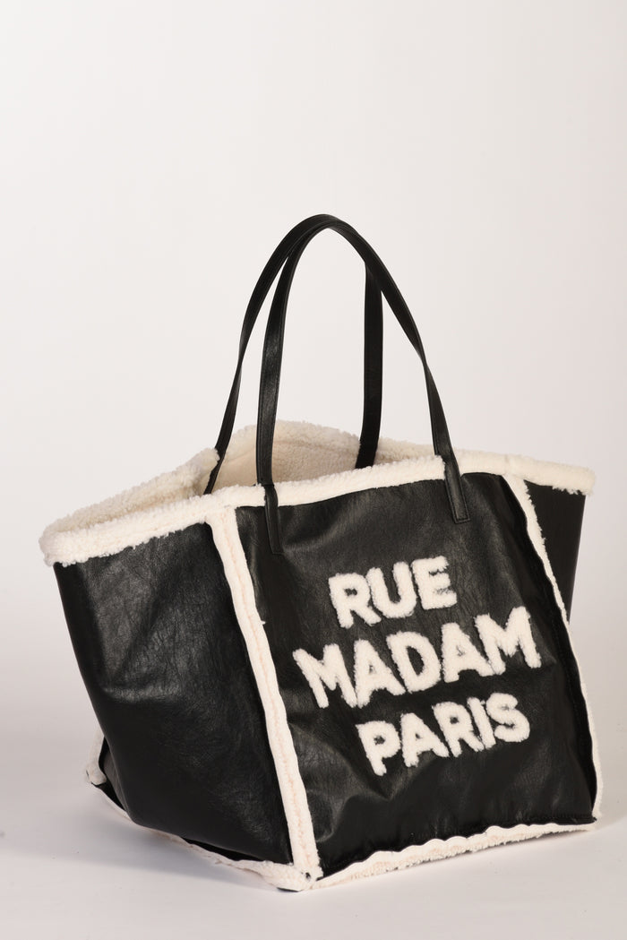 Rue Madam Paris Borsa Vermont Nero/bianco Donna - 4