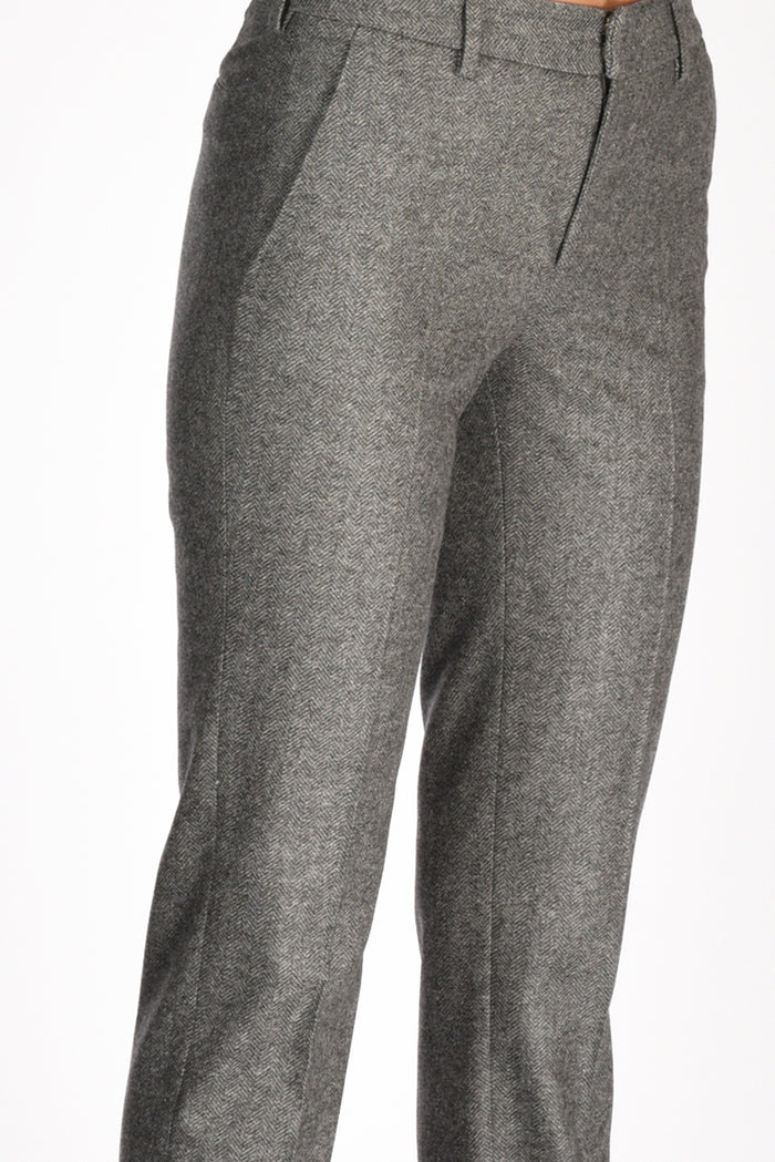 Pt Torino Pantalone New York Grigio Donna - 4