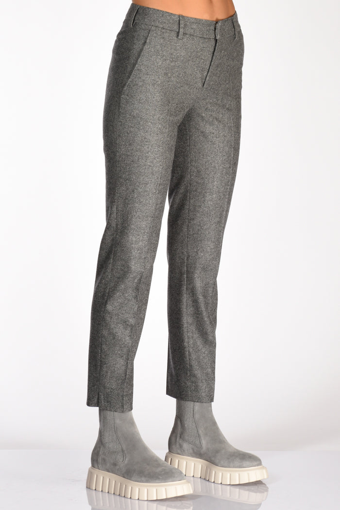 Pt Torino Pantalone New York Grigio Donna - 5