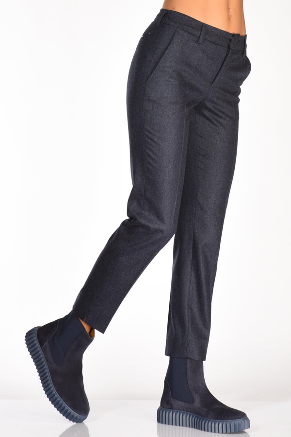 Pt Torino Pantalone New York Blu Chiaro Donna