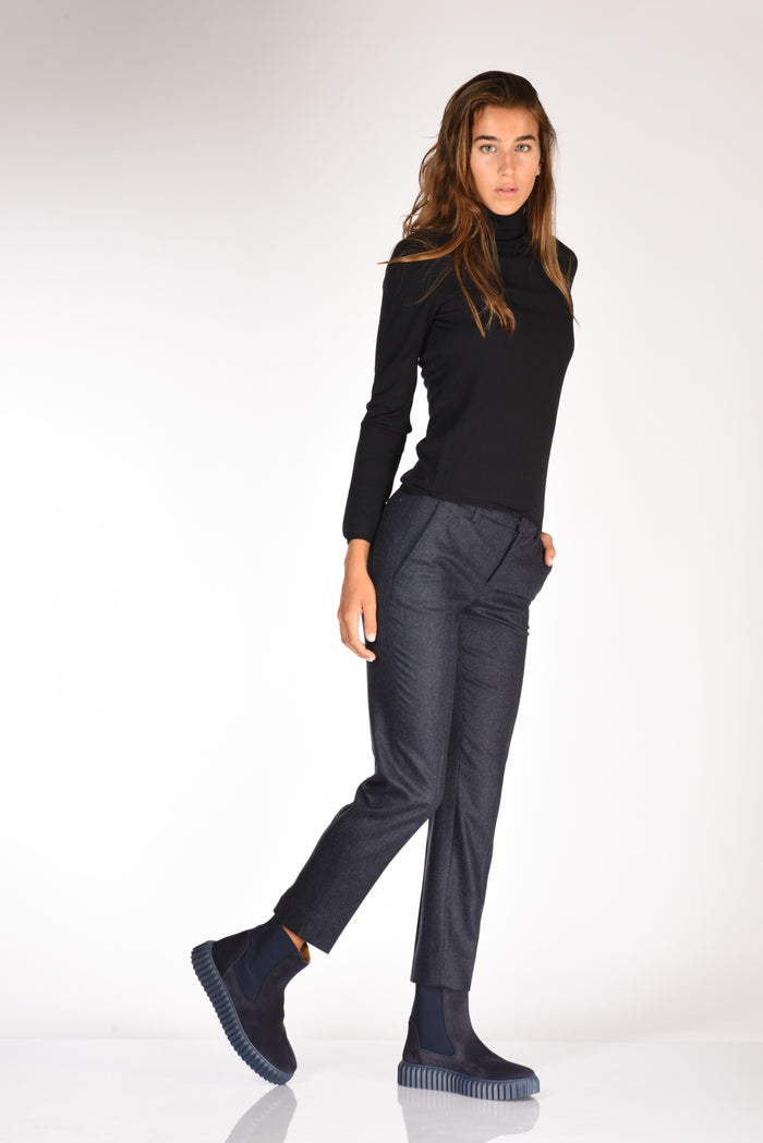 Pt Torino Pantalone New York Blu Chiaro Donna - 2