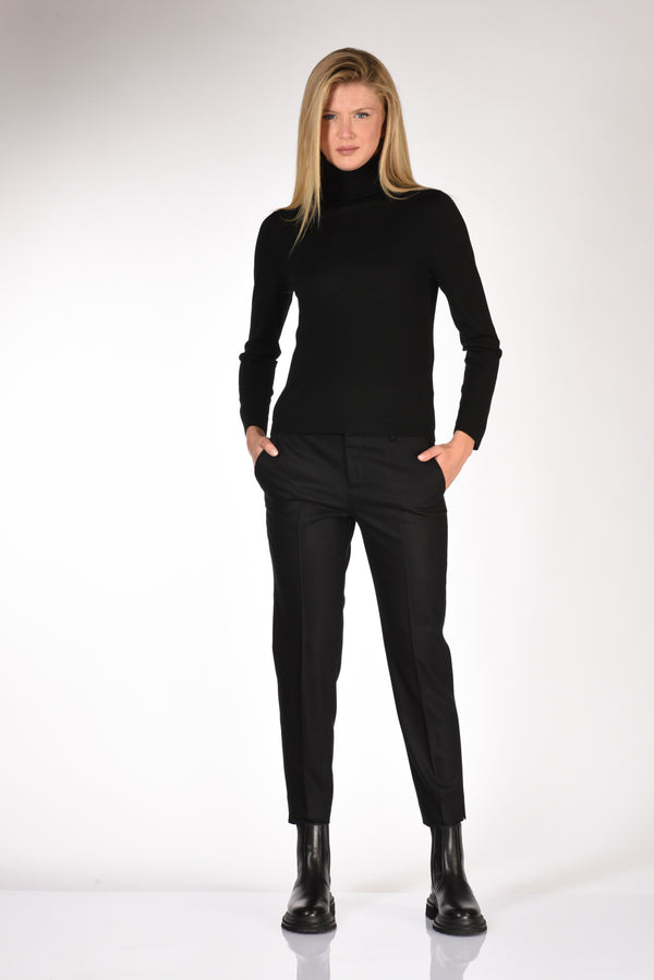 Pt Torino Pantalone New York Nero Donna-2