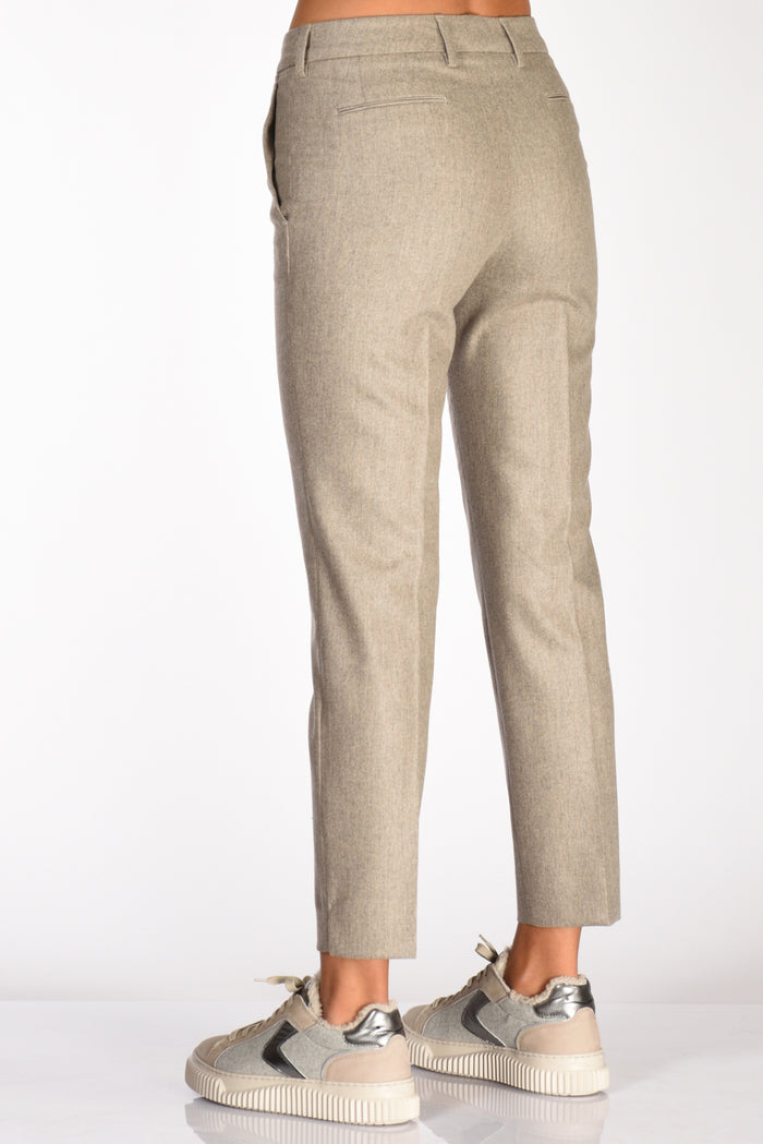 Pt Torino Pantalone New York Beige Chiaro Donna - 6