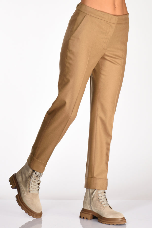 Pt Torino Pantalone Andrea Beige Donna