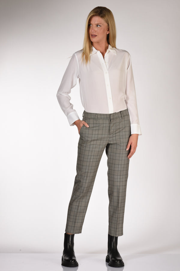 Pt Torino Pantalone New York Bianco/nero Donna-2