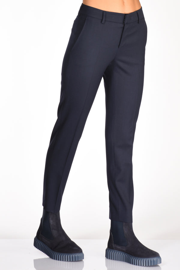 Pt Torino Pantalone New York Blu Donna