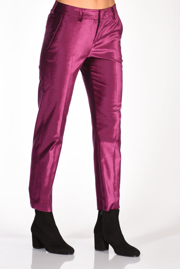 Pt Torino Pantalone New York Fucsia Donna