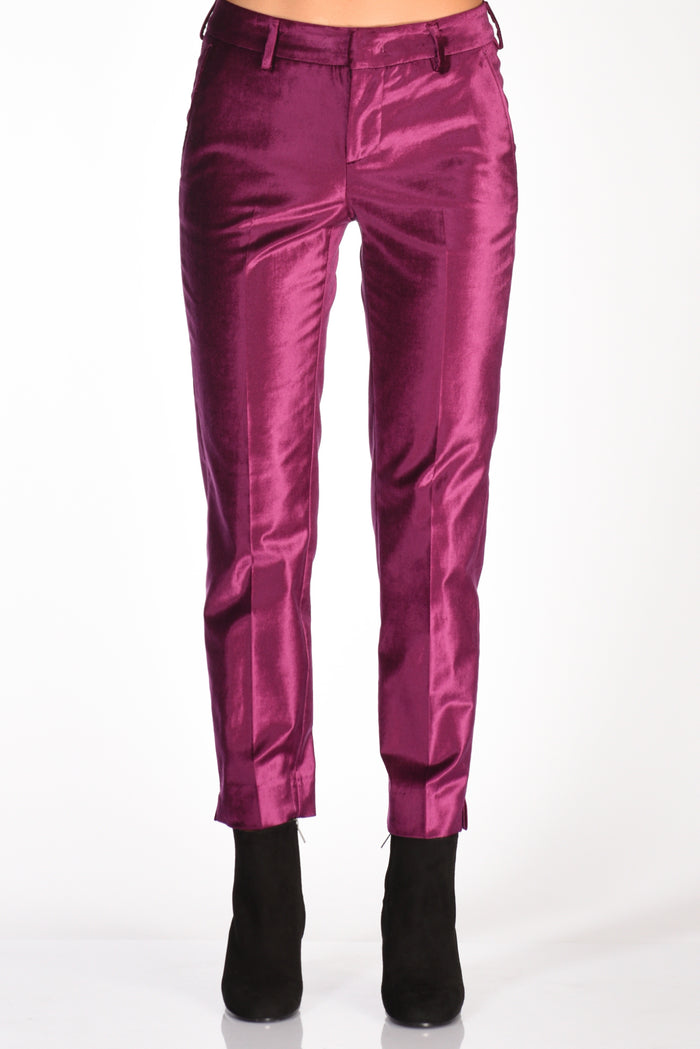 Pt Torino Pantalone New York Fucsia Donna - 3