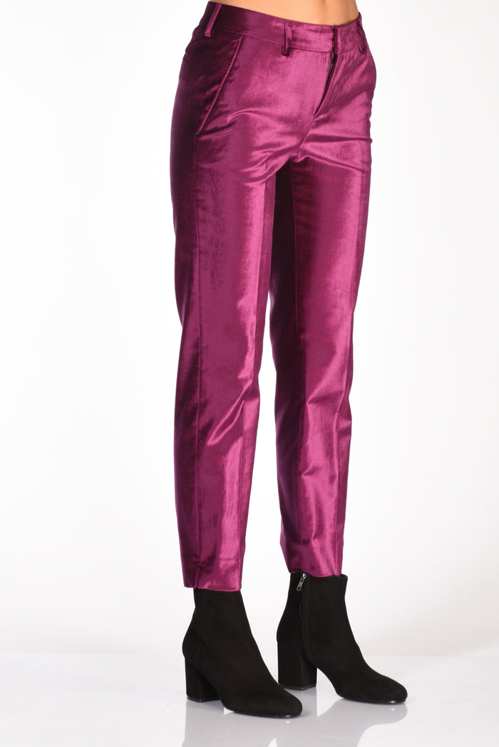 Pt Torino Pantalone New York Fucsia Donna - 4