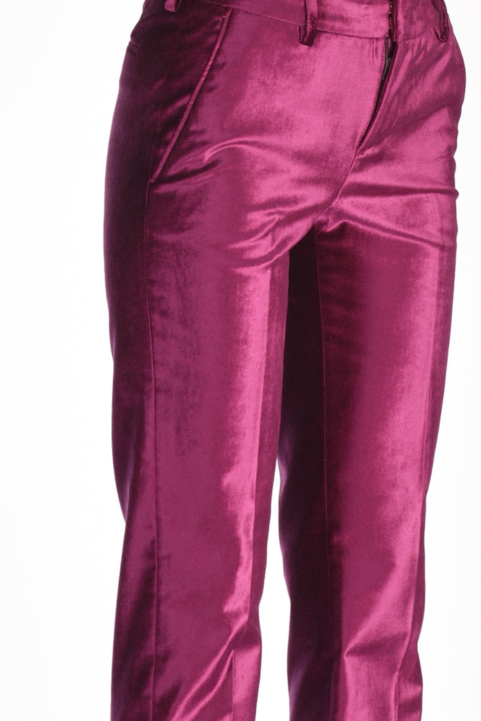 Pt Torino Pantalone New York Fucsia Donna - 5