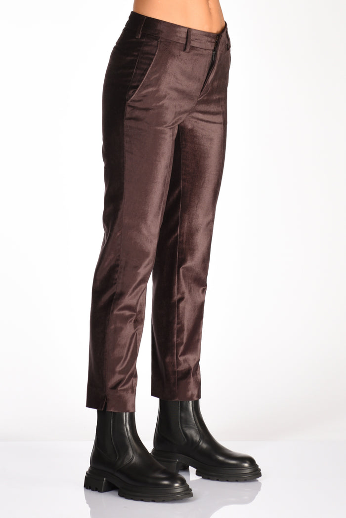 Pt Torino Pantalone New York Marrone Donna - 4