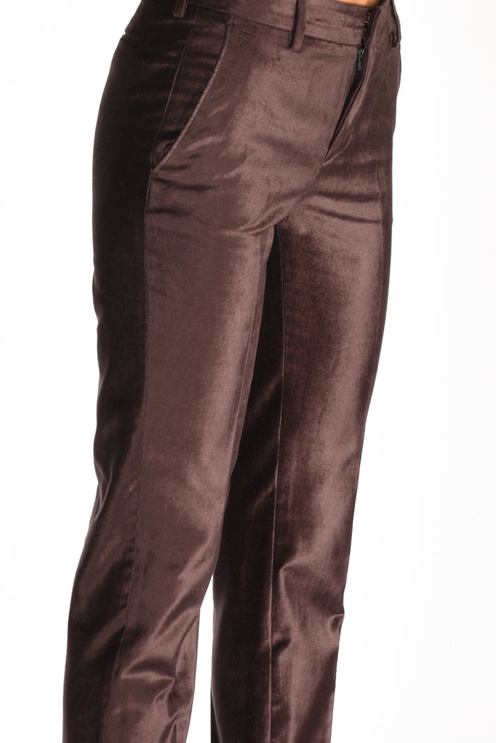 Pt Torino Pantalone New York Marrone Donna - 5