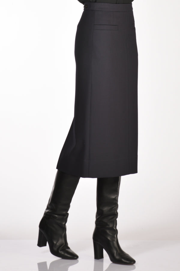Incotex Slowear Gonna Aurora Blu Donna-2