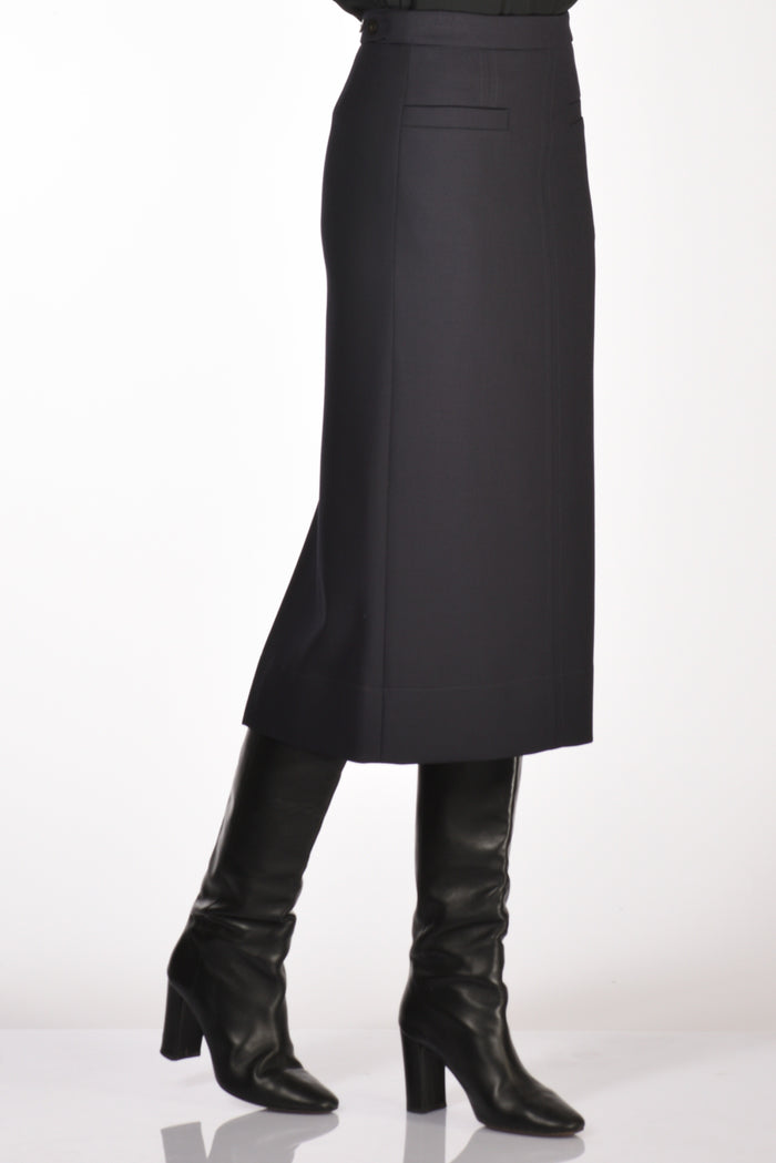 Incotex Slowear Gonna Aurora Blu Donna - 2