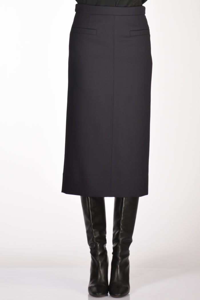 Incotex Slowear Gonna Aurora Blu Donna - 3
