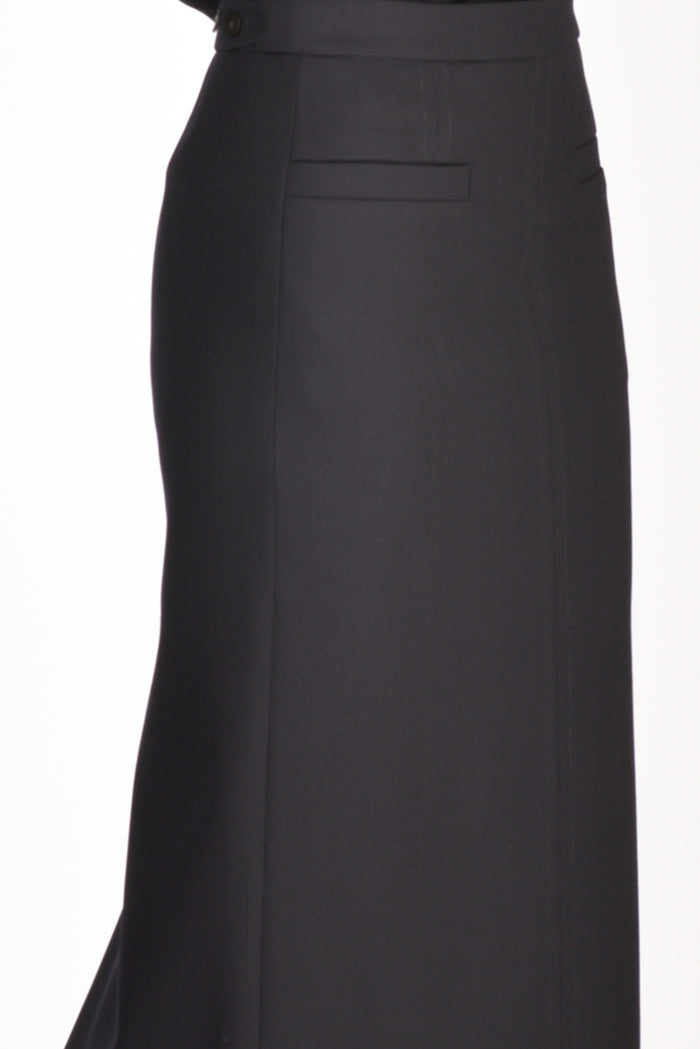 Incotex Slowear Gonna Aurora Blu Donna - 4
