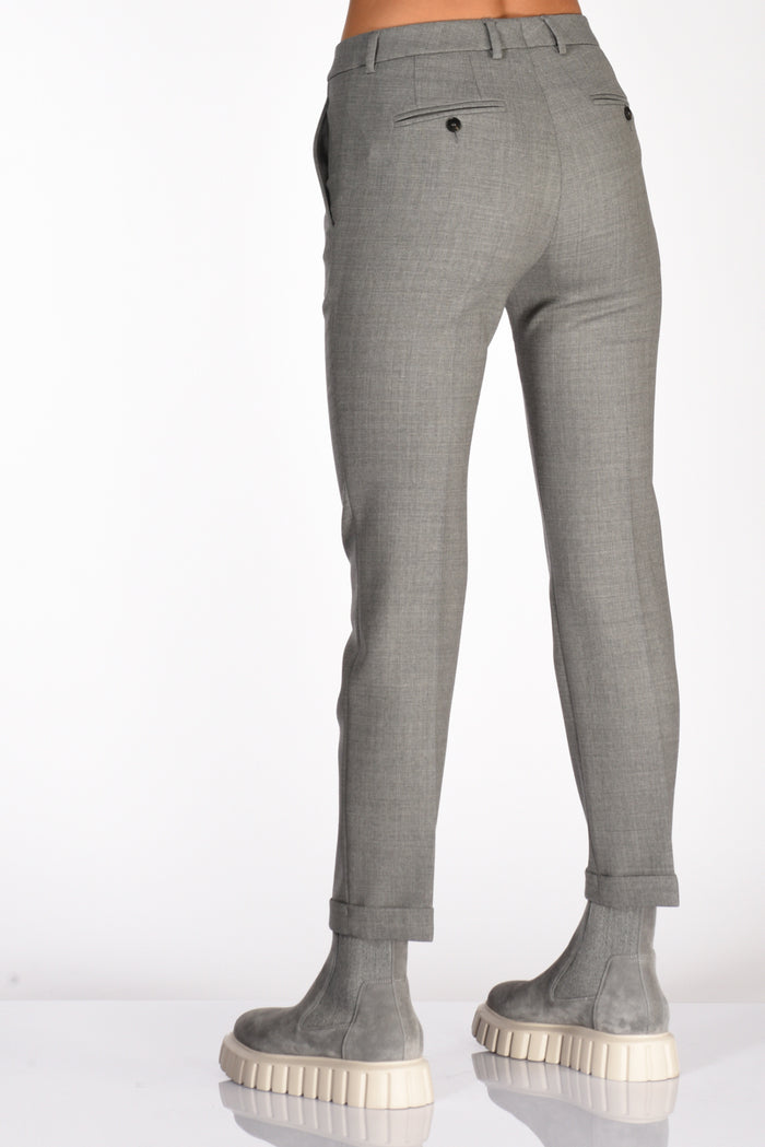 Incotex Slowear Pantalone Leyre Grigio Chiaro Donna - 6