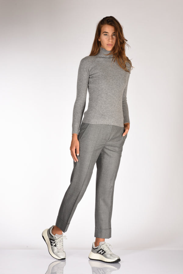 Incotex Slowear Pantalone Nevet Grigio Donna-2