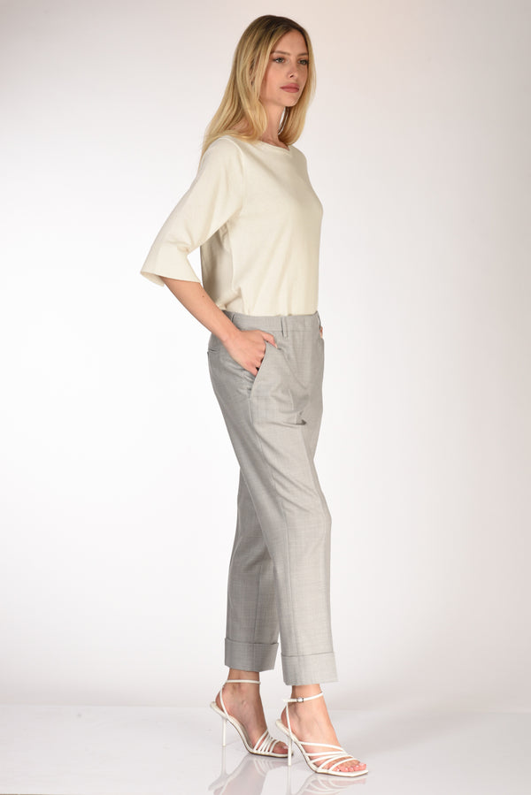 Incotex Slowear Pantalone Nevet Grigio Chiaro Donna-2