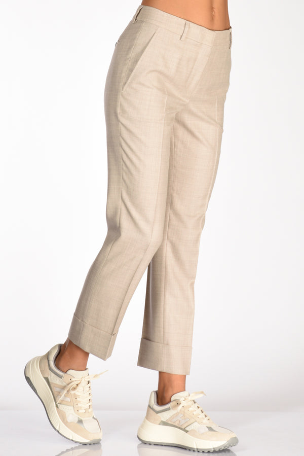 Incotex Slowear Pantalone Nevet Beige Donna