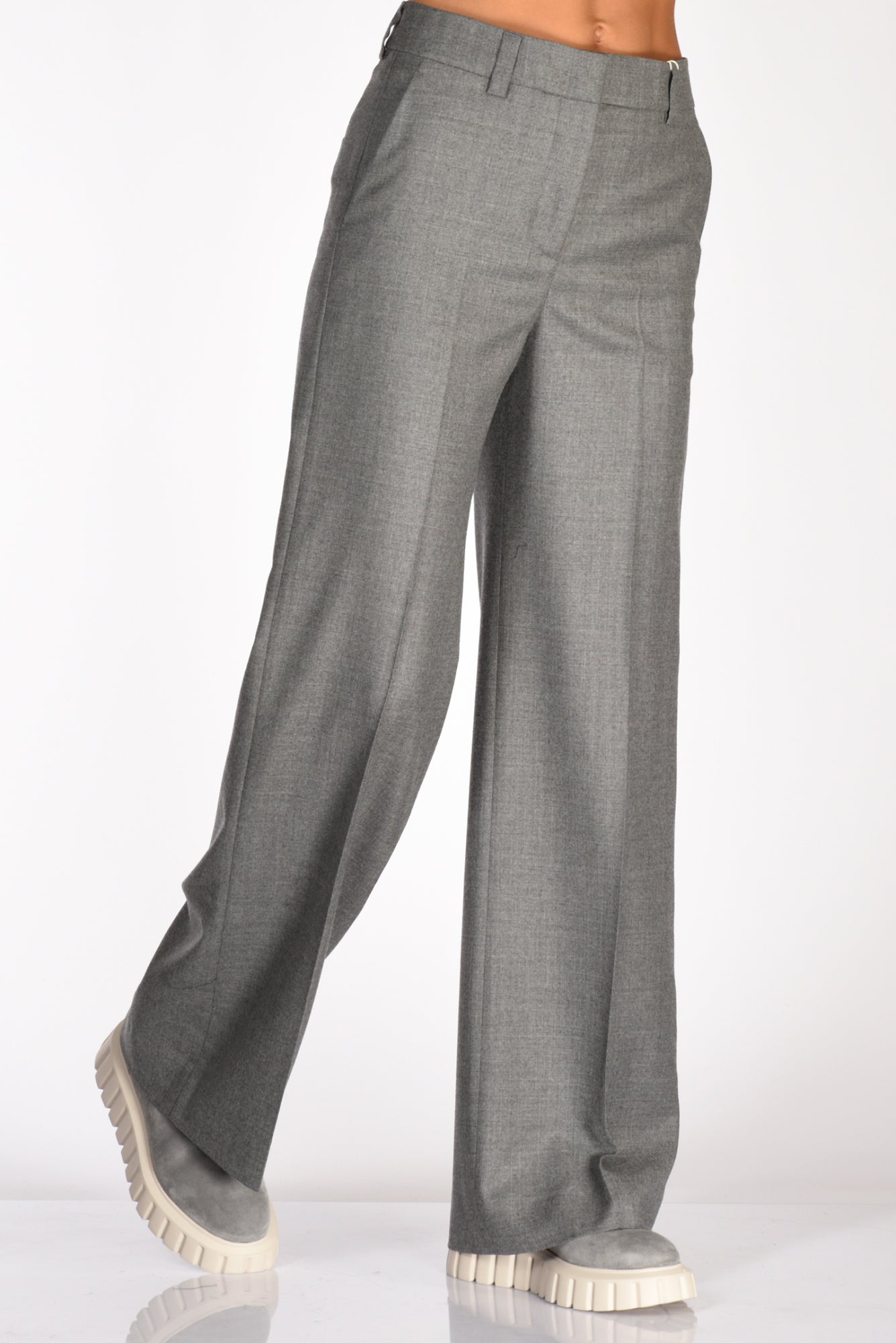 Incotex Slowear Pantalone Neera Grigio Donna